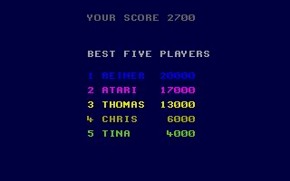 Hellfire atari screenshot